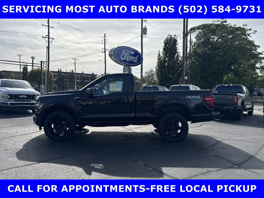 New 2025 Ford F-150 XL 4x4 5.0L V-8 (400hp) w/22in SPORT ALLOYS Regular Cab Pickup