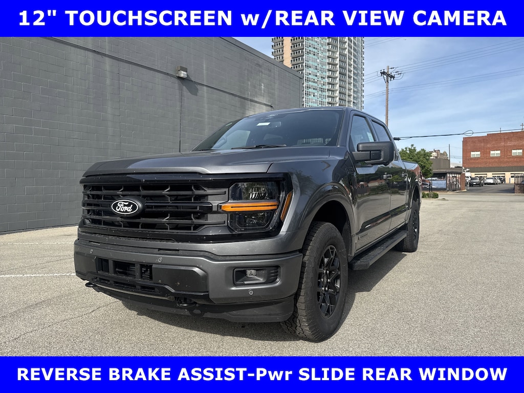 New 2025 Ford F-150 XLT 4x4 3.5L PwrBOOST HYBRID w/BLACK Pkg PICKU