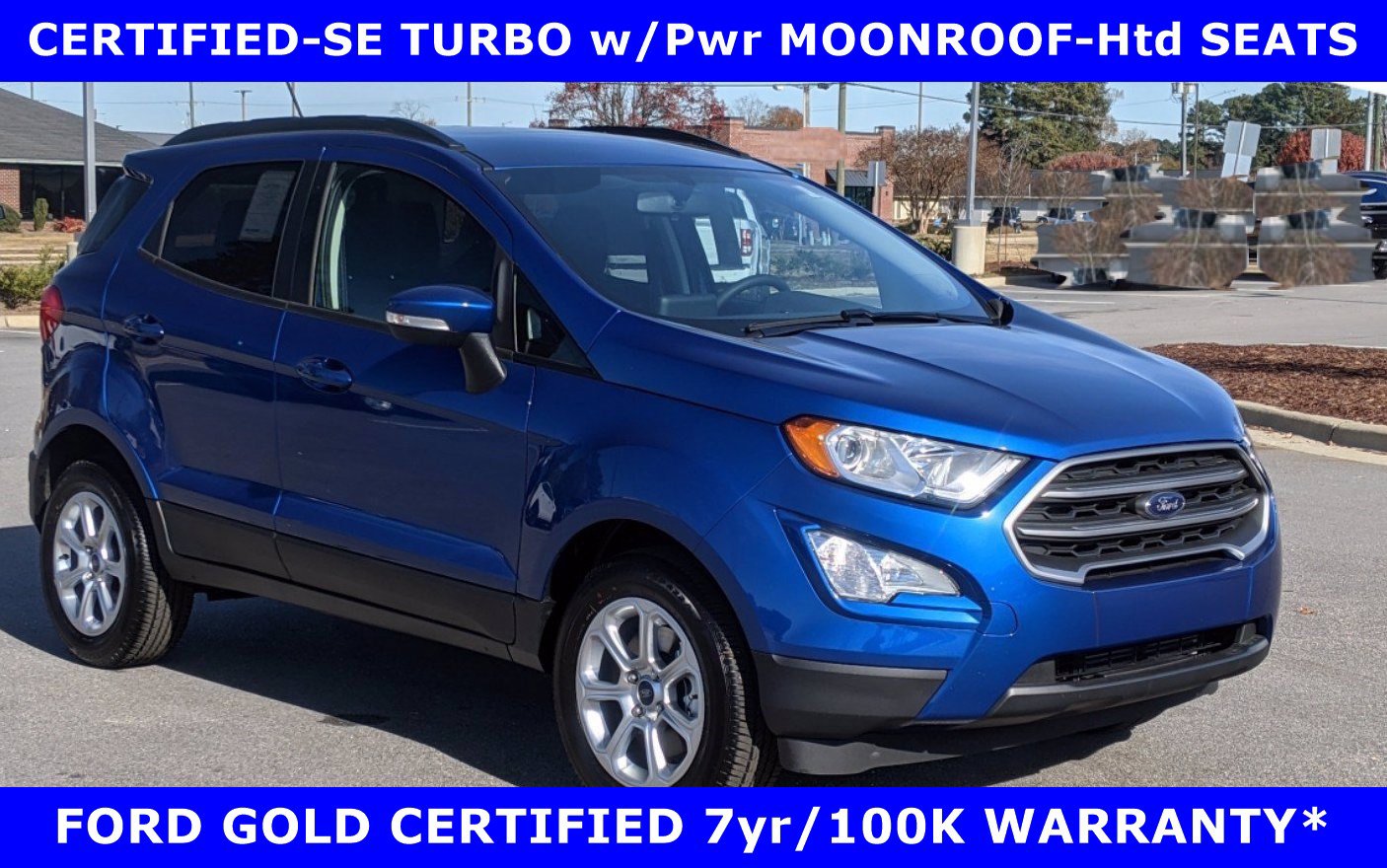 2021 Ford EcoSport CERTIFIED-SE TURBO w/Pwr MOON SUV