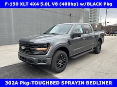 2026 Ford F-150 XLT BLACK Pkg 4x4 5.0L V-8 (400hp) w/302A Crew Cab Pickup