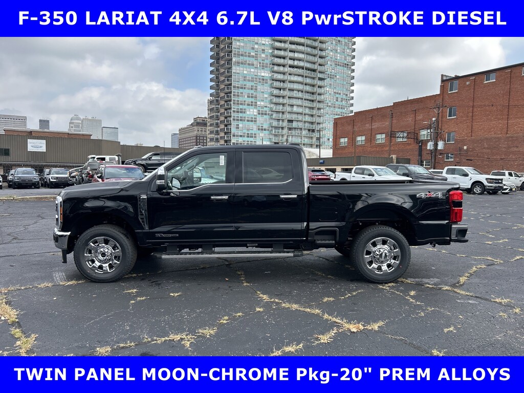 New 2026 Ford F-350 LARIAT 6.7L DIESEL w/5th PREP-MOON-CHROME Crew Cab Pickup