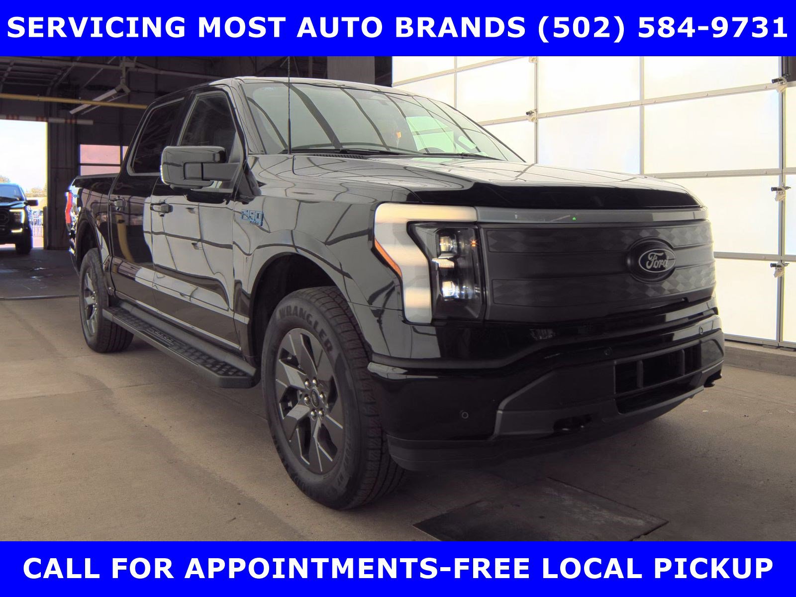 Certified 2024 Ford F-150 Lightning Lariat with VIN 1FT6W5L74RWG09004 for sale in Louisville, KY