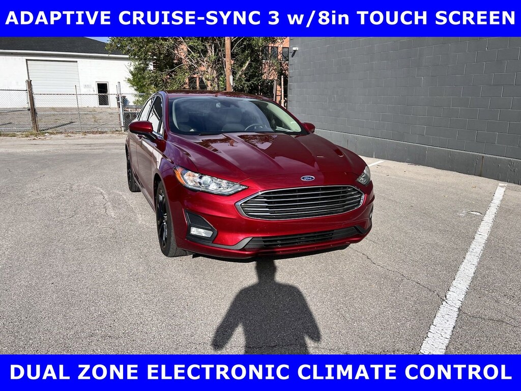 Certified 2019 Ford Fusion CERTIFIED-SE TURBO w/NAV-18in ALLOYS-Pwr SEATS Sedan