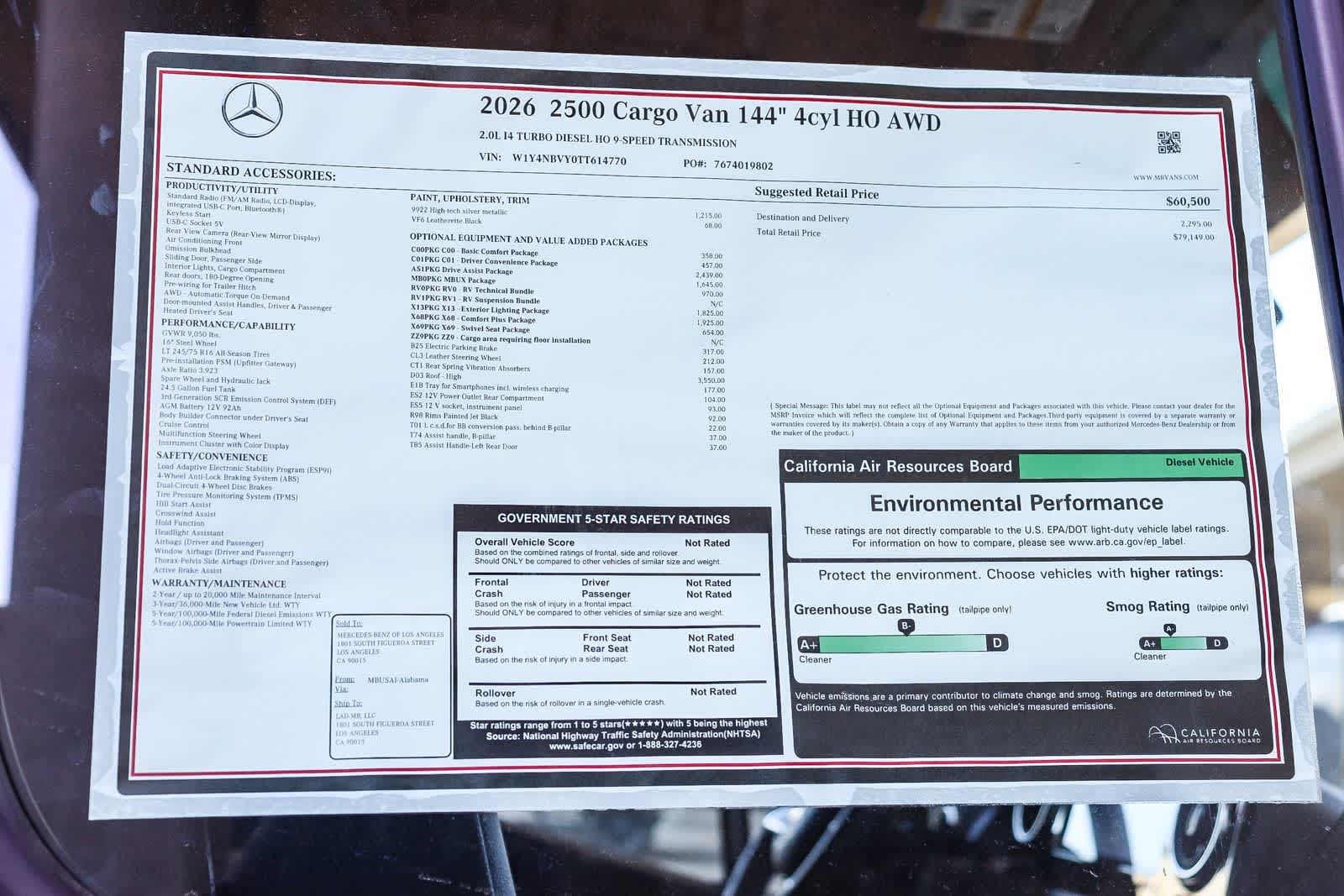 Thumbnail: 2026 Mercedes-Benz Sprinter - 35