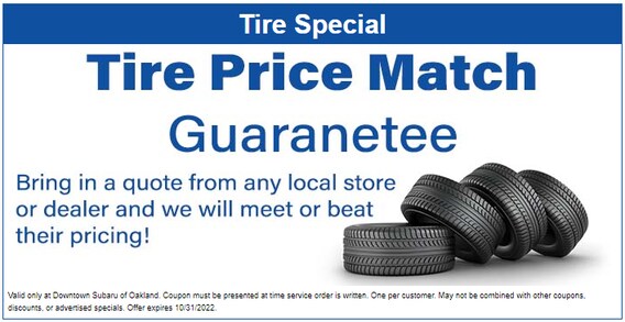 Service Specials | Downtown Subaru of Oakland, CA