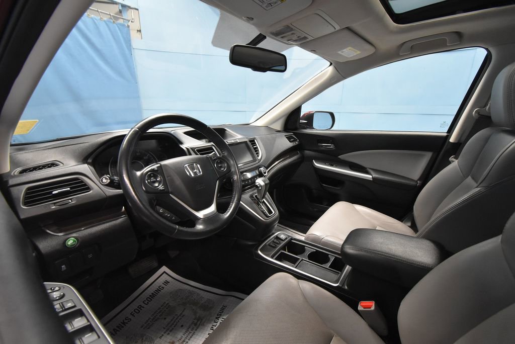 Used 2015 Honda CR-V EX-L with VIN 5J6RM4H74FL007684 for sale in Boonville, IN