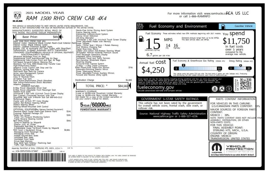 2025 RAM Ram 1500 Pickup RHO - Photo 50