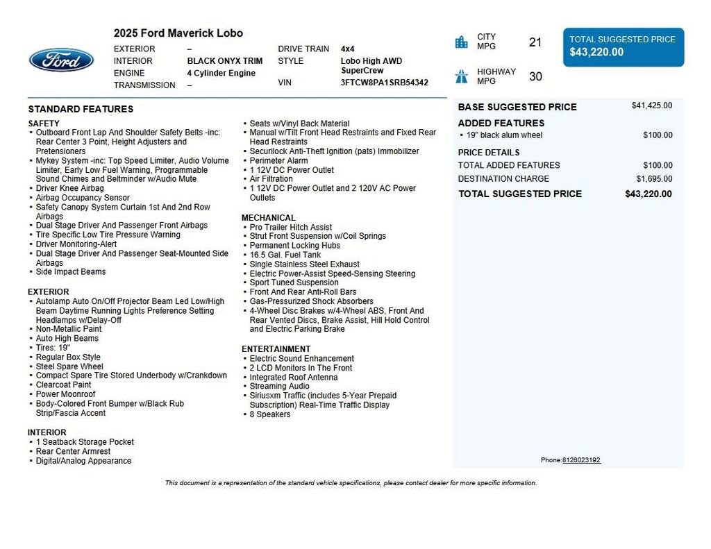 2025 Ford Maverick Lobo Premium - Photo 46