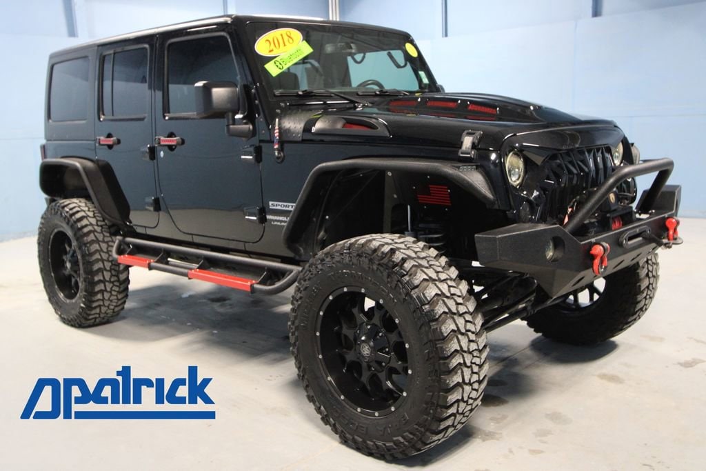 Used 2018 Jeep Wrangler JK Unlimited Sport 4D Sport Utility
