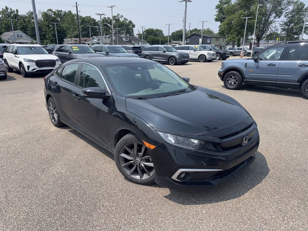 Used 2020 Honda Civic EX-L with VIN 19XFC1F74LE007749 for sale in Evansville, IN