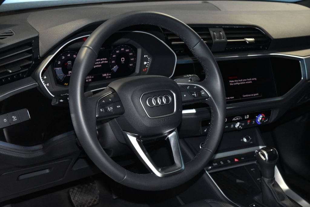 Certified 2024 Audi Q3 S Line Premium with VIN WA1DECF37R1160805 for sale in Evansville, IN