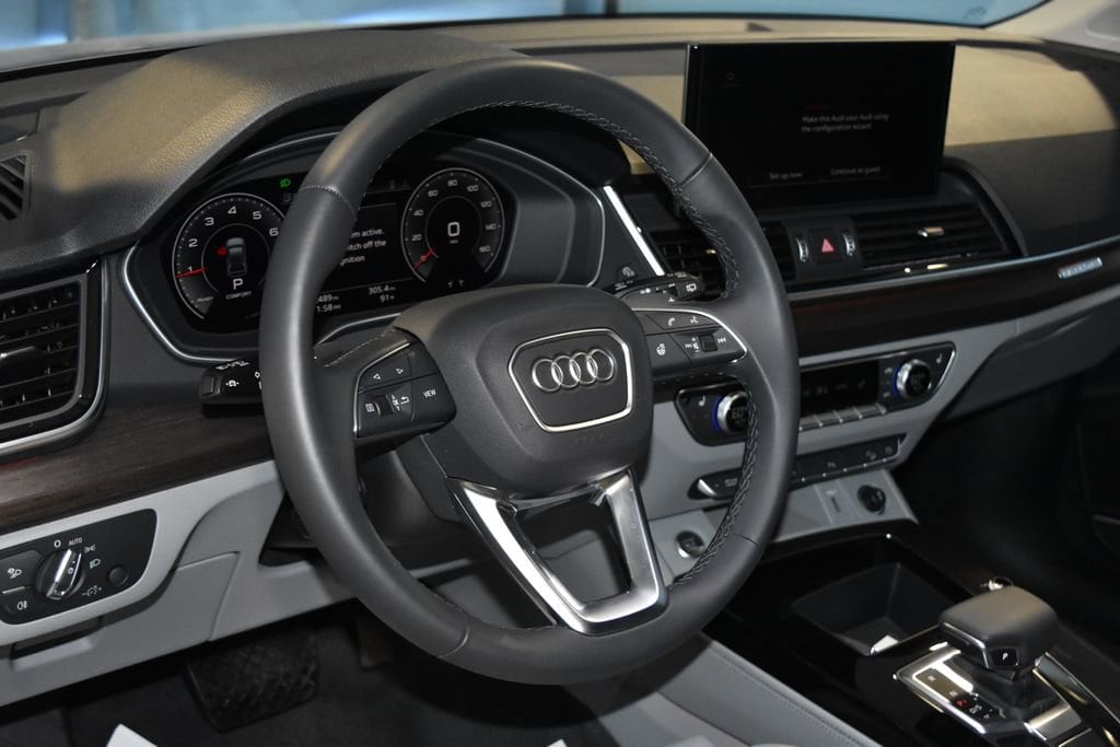 Certified 2025 Audi Q5 Premium Plus with VIN WA1EAAFY1S2025433 for sale in Evansville, IN