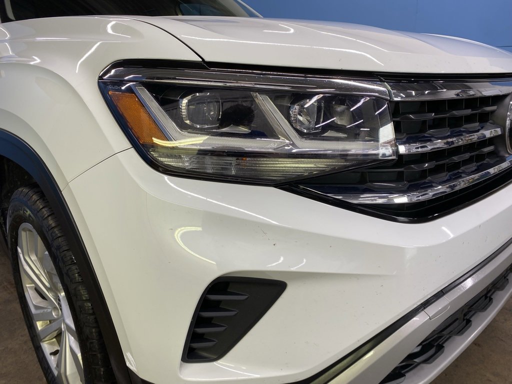 Used 2021 Volkswagen Atlas SE w/Tech with VIN 1V2HR2CA1MC524513 for sale in Lebanon, IN