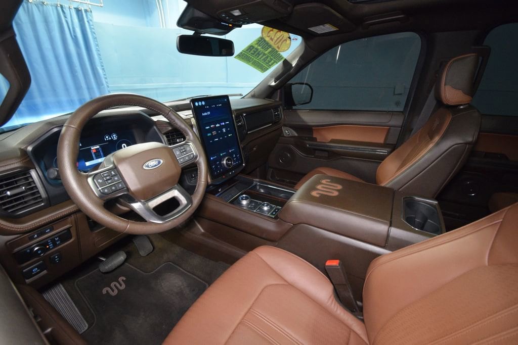 Used 2023 Ford Expedition King Ranch with VIN 1FMJU1P84PEA23588 for sale in Evansville, IN