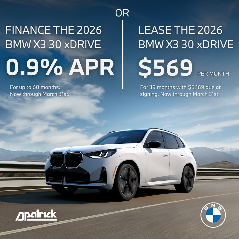 New 2026 BMW X3 Offers in Evansville, Indiana