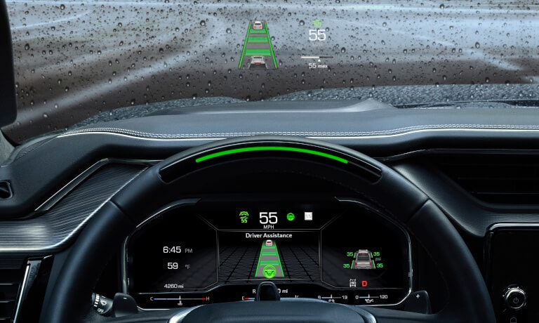 2025 GMC Sierra 1500 Interior Driver HUD