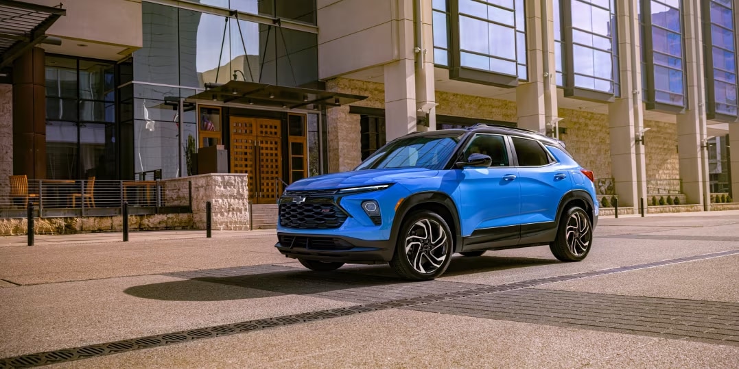 Blue 2024 Chevy Trailblazer