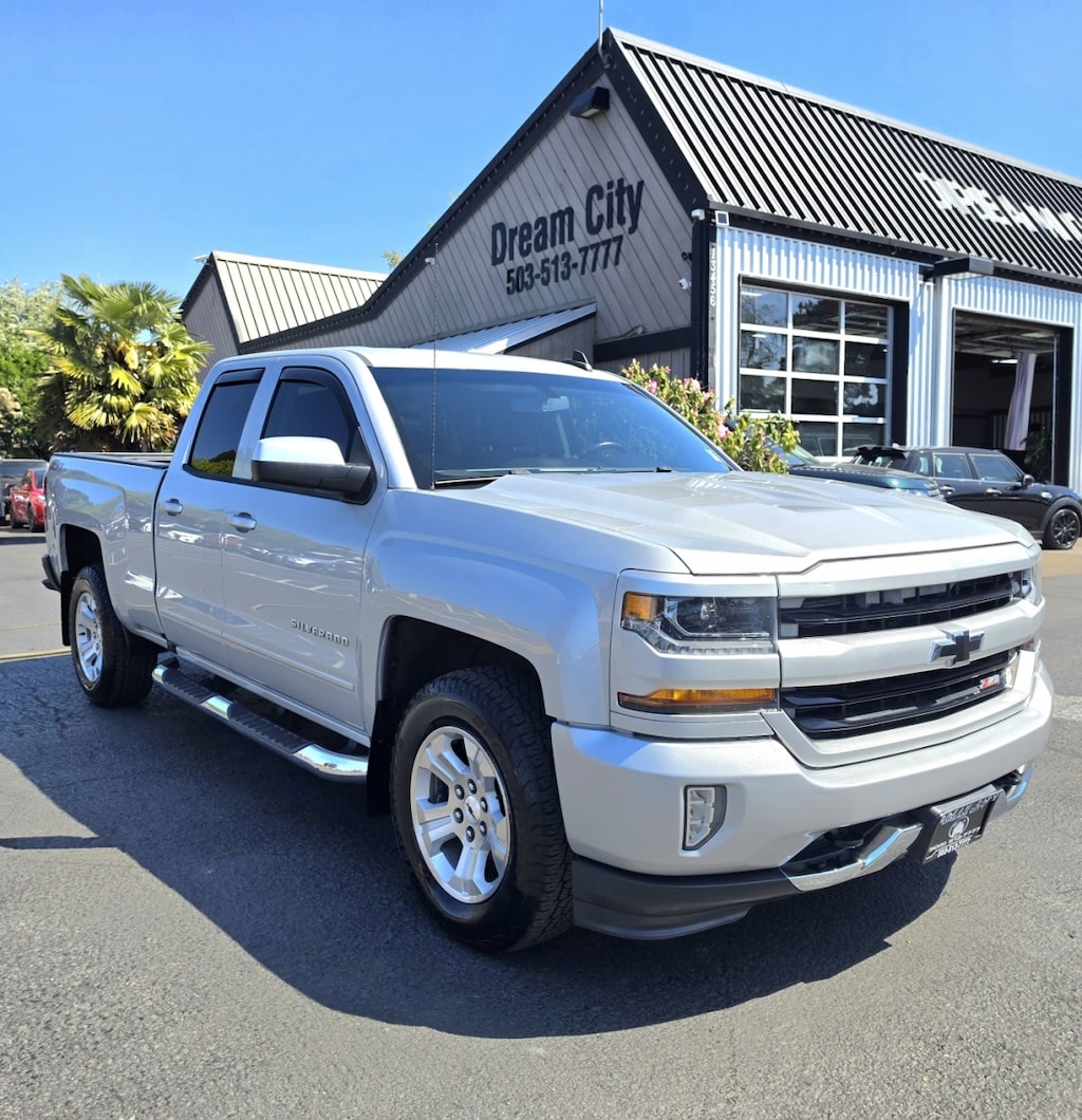 Used 2017 Chevrolet Silverado 1500 Double Cab Z71 Lt Pickup 4d 6 1/2 Ft 4wd Truck