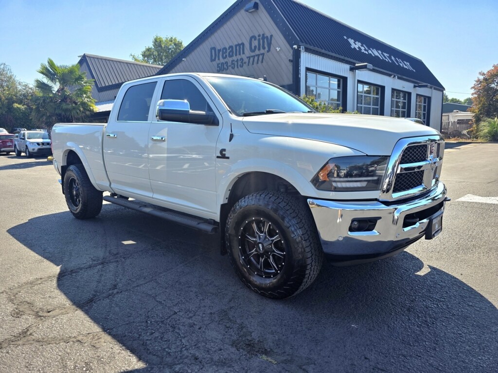 Used 2016 Ram 3500 Crew Cab 4wd Laramie Longhorn Pickup 4d 6 1/3 Ft Aisin Transmis Truck