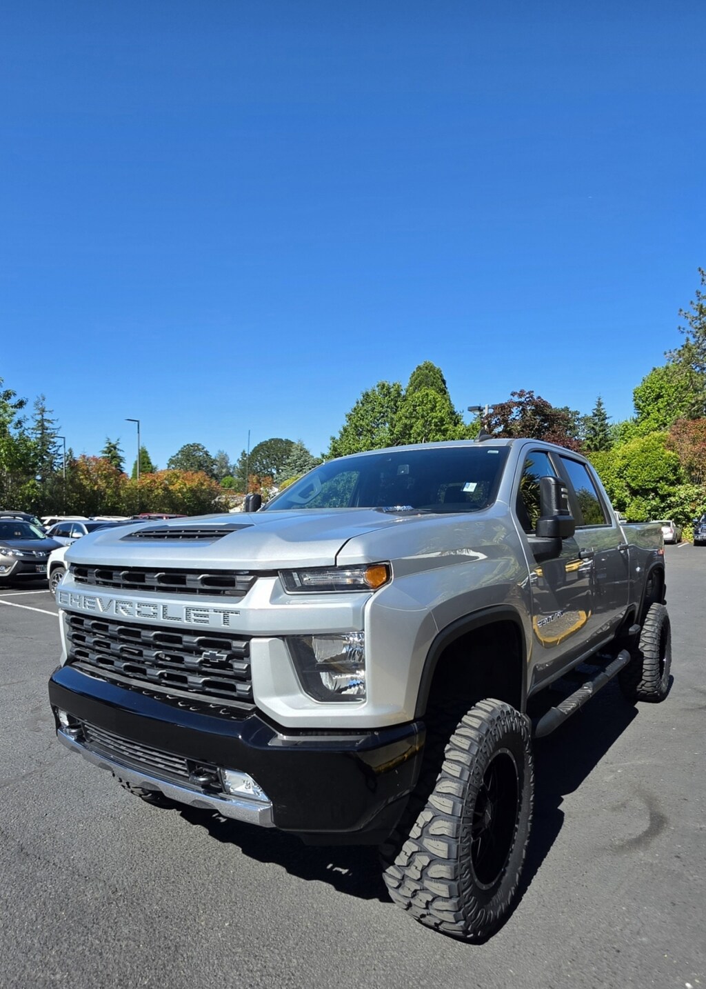 Used 2022 Chevrolet 37 Silverado 2500 Hd Crew Cab Custom Pickup 4d 6 1/2 Ft Lifted Diesel Truck 4WD Truck