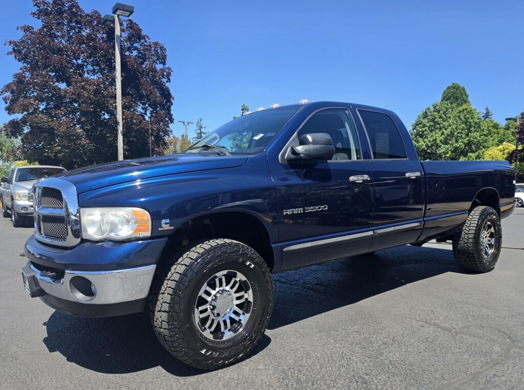 Used 2004 Dodge Ram 3500 Quad Cab SLT Pickup 4d 8 Ft Long Bed 5.9 Diesel Truck
