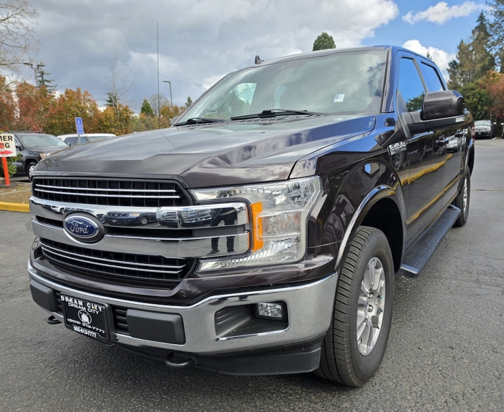 Used 2019 Ford F150 4wd Supercrew Cab Lariat Pickup 4d 5 1/2 Ft V8, Flex Fuel, 5.0 Liter Truck