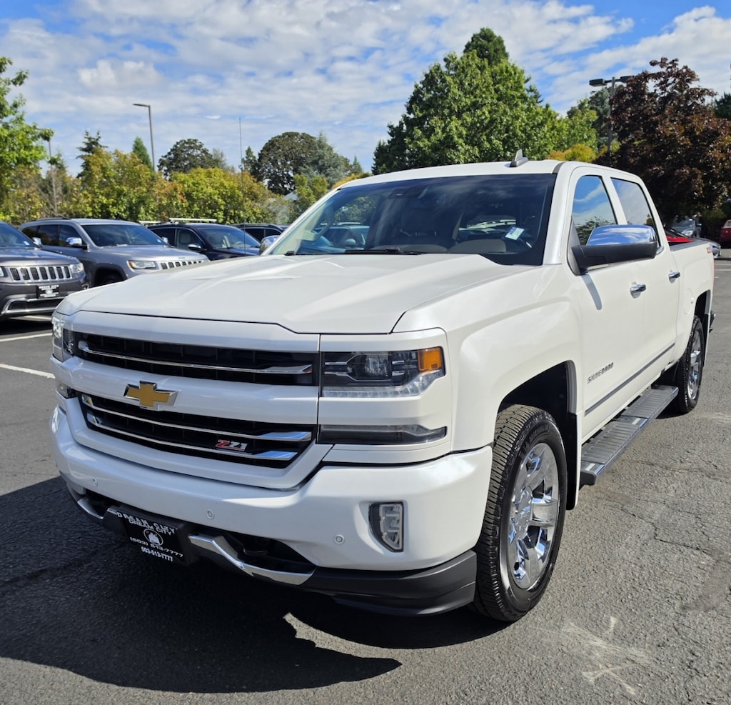 Used 2017 Chevrolet Silverado 1500 Crew Cab Z71 Ltz Pickup 4d 5 3/4 Ft V8 6.2 Liter 4wd Truck