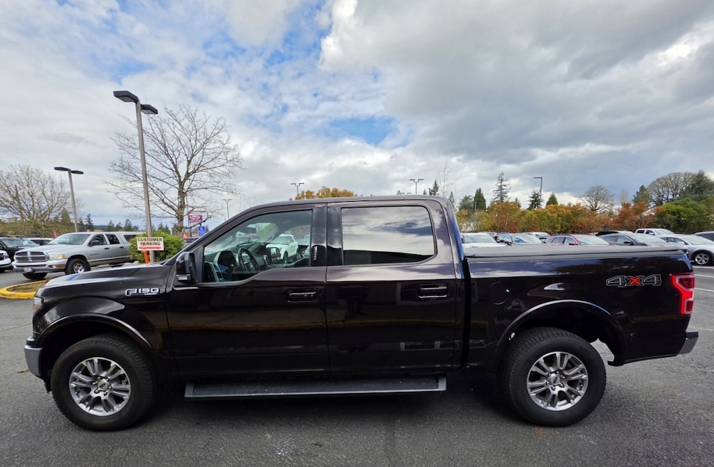 Used 2019 Ford F150 4wd Supercrew Cab Lariat Pickup 4d 5 1/2 Ft V8, Flex Fuel, 5.0 Liter Truck