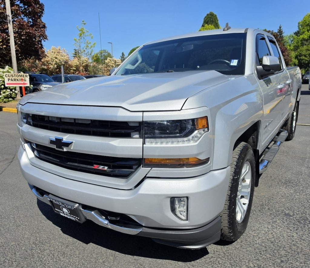 Used 2017 Chevrolet Silverado 1500 Double Cab Z71 Lt Pickup 4d 6 1/2 Ft 4wd Truck