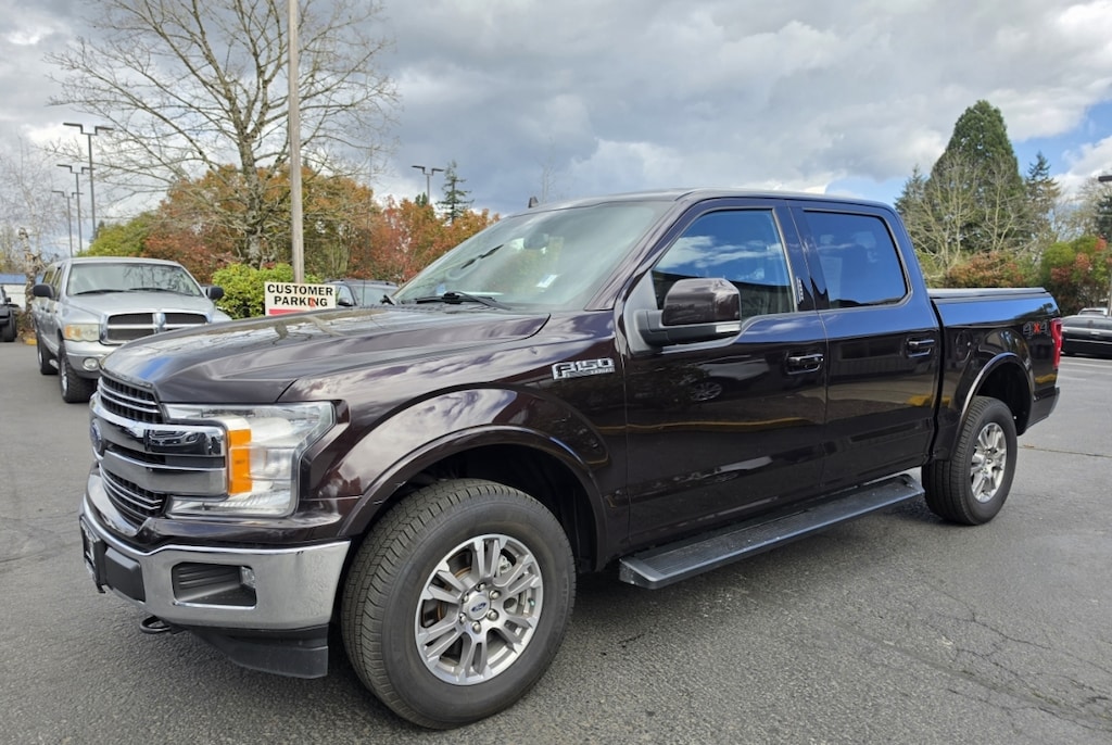 Used 2019 Ford F150 4wd Supercrew Cab Lariat Pickup 4d 5 1/2 Ft V8, Flex Fuel, 5.0 Liter Truck
