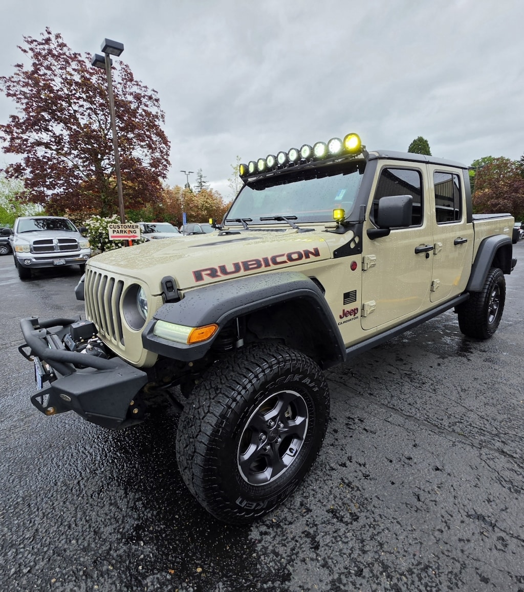 Used 2020 Jeep Gladiator Rubicon Pickup 4d 5 Ft 4wd Lifted Truck Truck