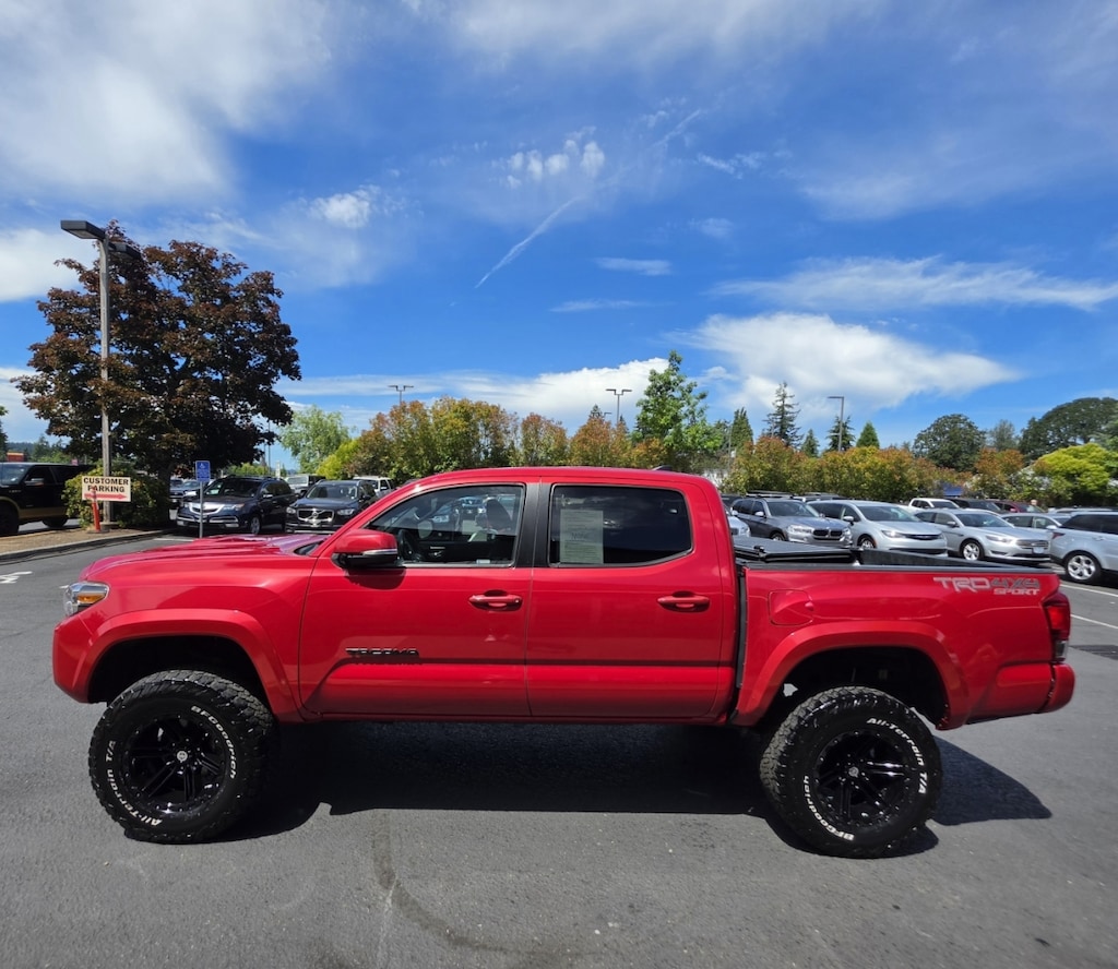 Used 2017 Toyota Tacoma Double Cab Trd Sport Pickup 4d 5 Ft 4wd Lifted Truck Truck