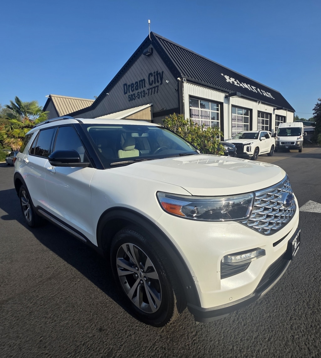 Used 2020 Ford Explorer 4wd Platinum Sport Utility 4d 4wd 1-Owner SUV