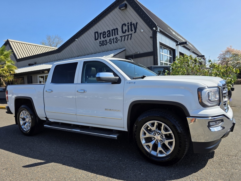 Used 2018 GMC Sierra 1500 Crew Cab Slt Pickup 4d 5 3/4 Ft 4wd Truck