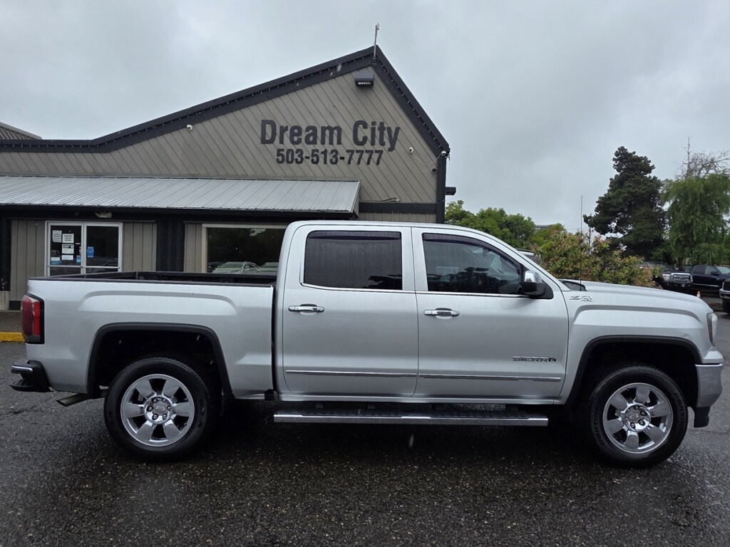 Used 2017 GMC Sierra 1500 Crew Cab Slt Pickup 4d 5 3/4 Ft 4wd Truck