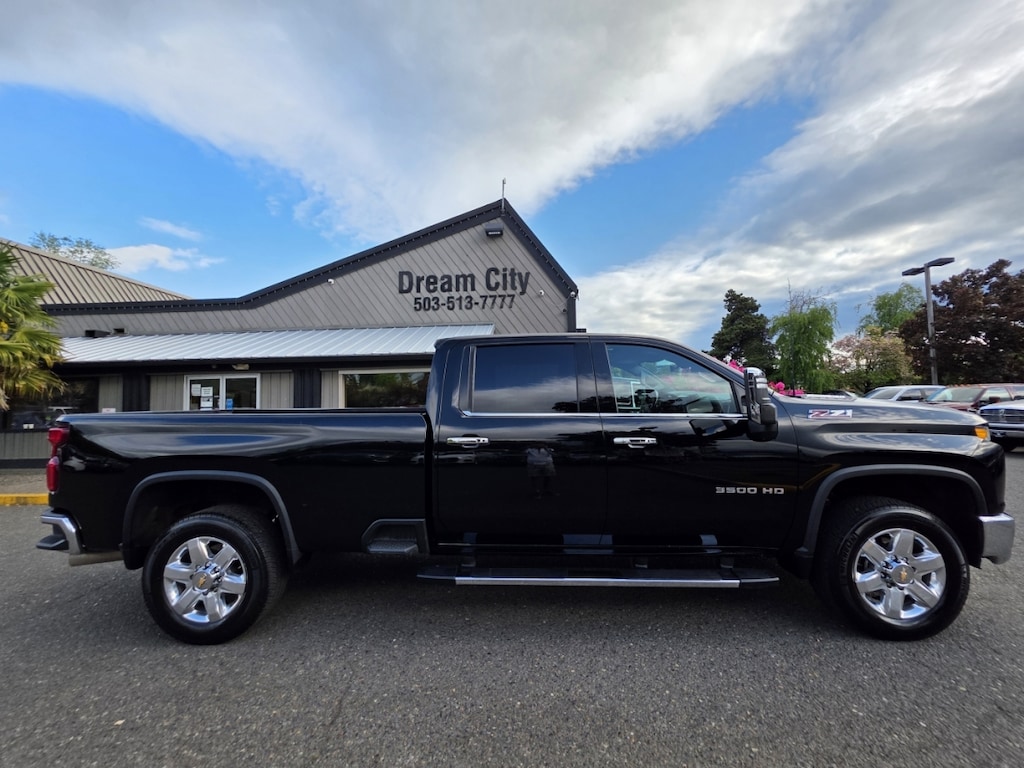 Used 2021 Chevrolet Silverado 4wd 3500 Hd Crew Cab Ltz Pickup 4d 8 Ft 4wd 1-Owner Truck