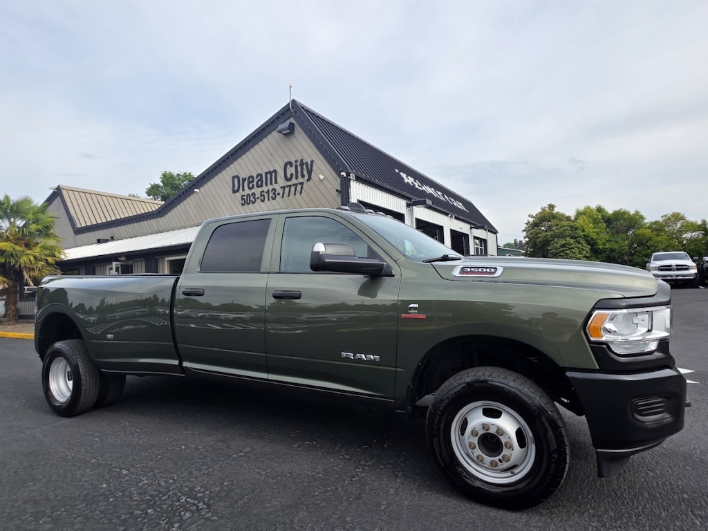 Used 2022 Ram 3500 4wd 1-Owner Crew Cab Tradesman Pickup 4d 8 Ft Aisin Transmission Truck