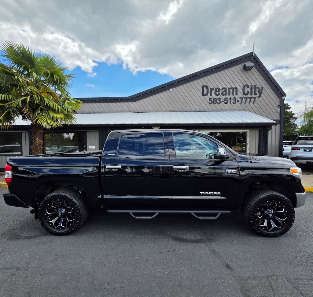 Used 2016 Toyota Tundra Crewmax Limited Pickup 4d 5 1/2 Ft 4wd Truck