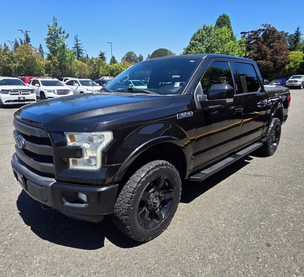 Used 2015 Ford F150 4wd Supercrew Cab Lariat Pickup 4d 5 1/2 Ft Truck