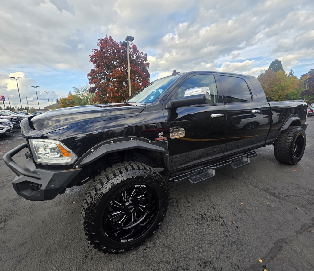 Used 2016 Ram 4wd 3500 Mega Cab Laramie Longhorn Pickup 4d 6 1/3 Ft Aisin 6-Speed Truck