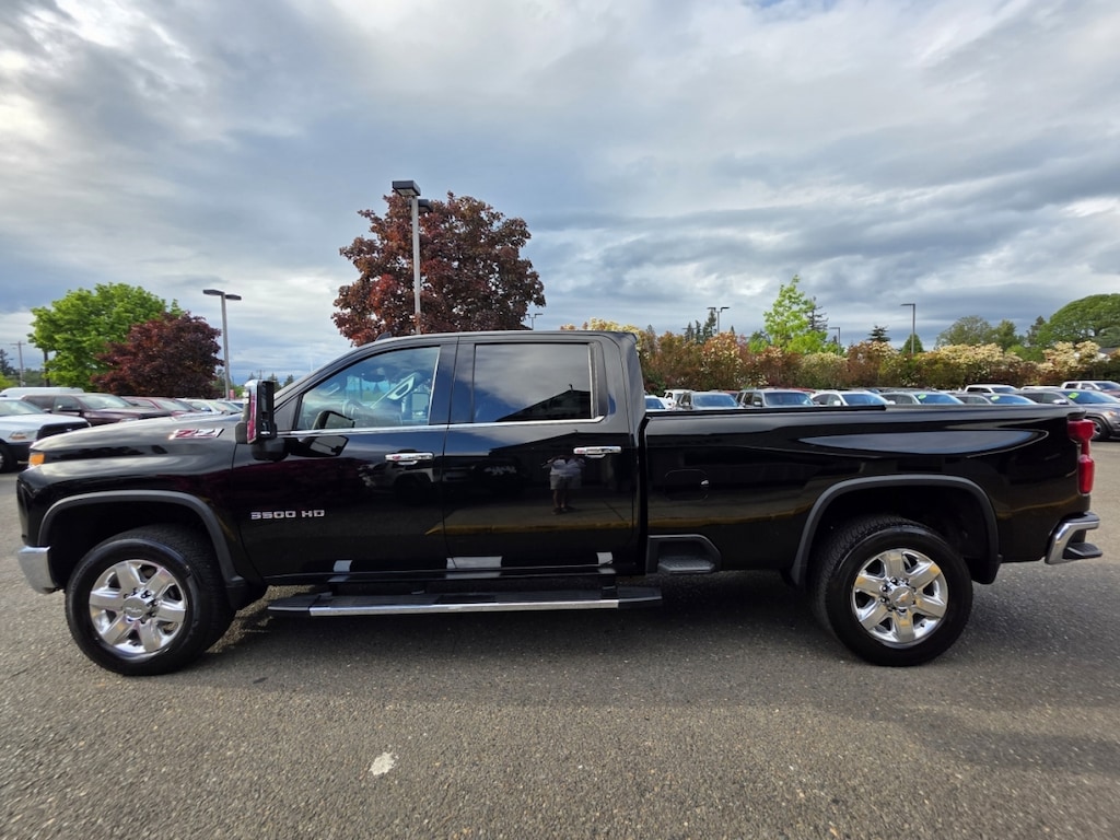 Used 2021 Chevrolet Silverado 4wd 3500 Hd Crew Cab Ltz Pickup 4d 8 Ft 4wd 1-Owner Truck