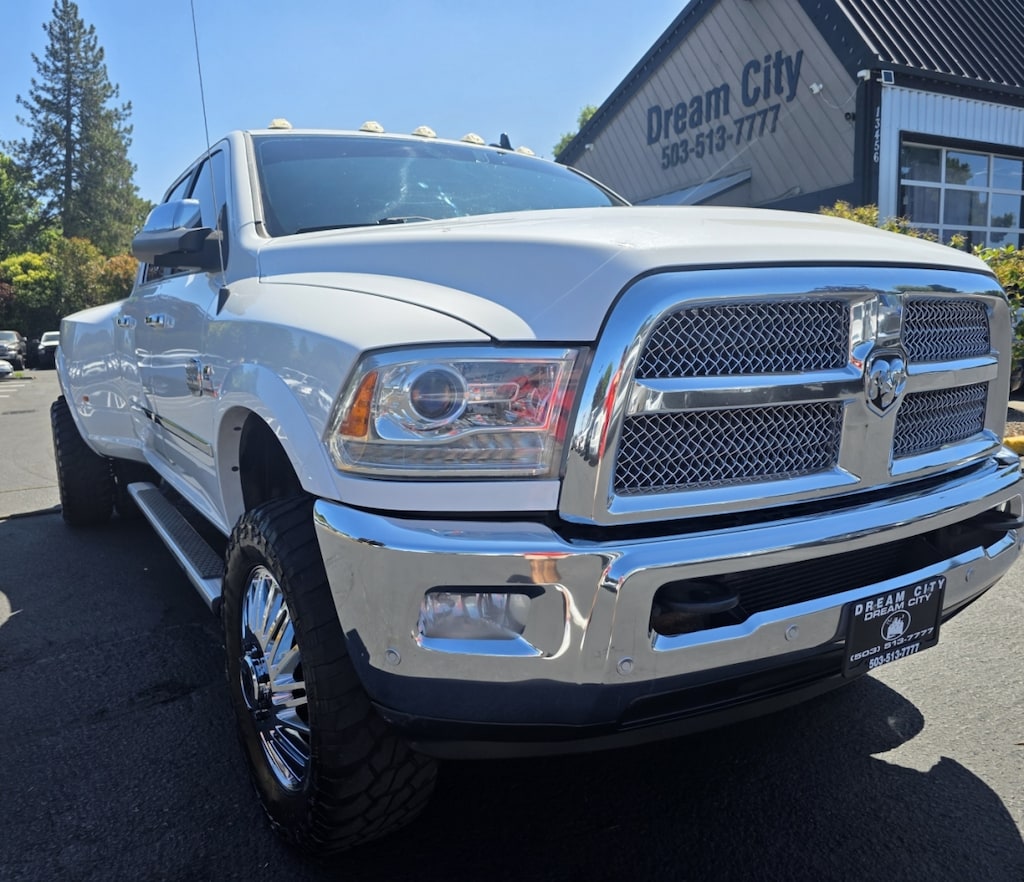 Used 2017 Ram 3500 4wd Crew Cab Laramie Longhorn Pickup 4d 8 Ft Truck