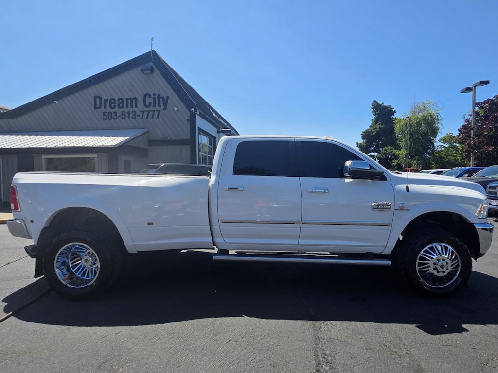 Used 2017 Ram 3500 4wd Crew Cab Laramie Longhorn Pickup 4d 8 Ft Truck