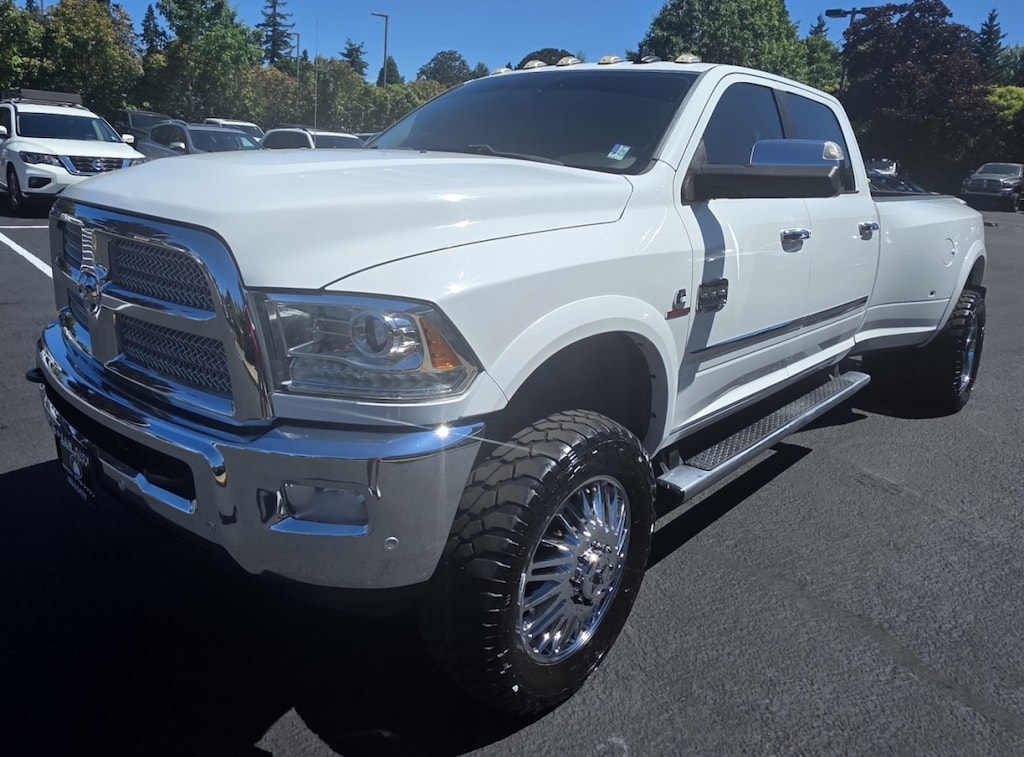 Used 2017 Ram 3500 4wd Crew Cab Laramie Longhorn Pickup 4d 8 Ft Truck