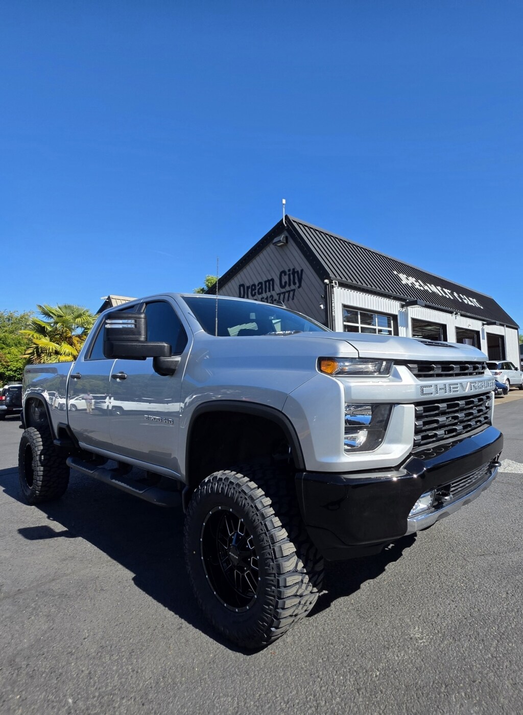 Used 2022 Chevrolet 37 Silverado 2500 Hd Crew Cab Custom Pickup 4d 6 1/2 Ft Lifted Diesel Truck 4WD Truck