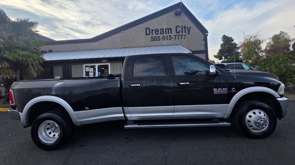 Used 2016 Ram 3500 Crew Cab 4wd Laramie Pickup 4d 8 Ft Aisin 6-Speed Automatic Tra Truck