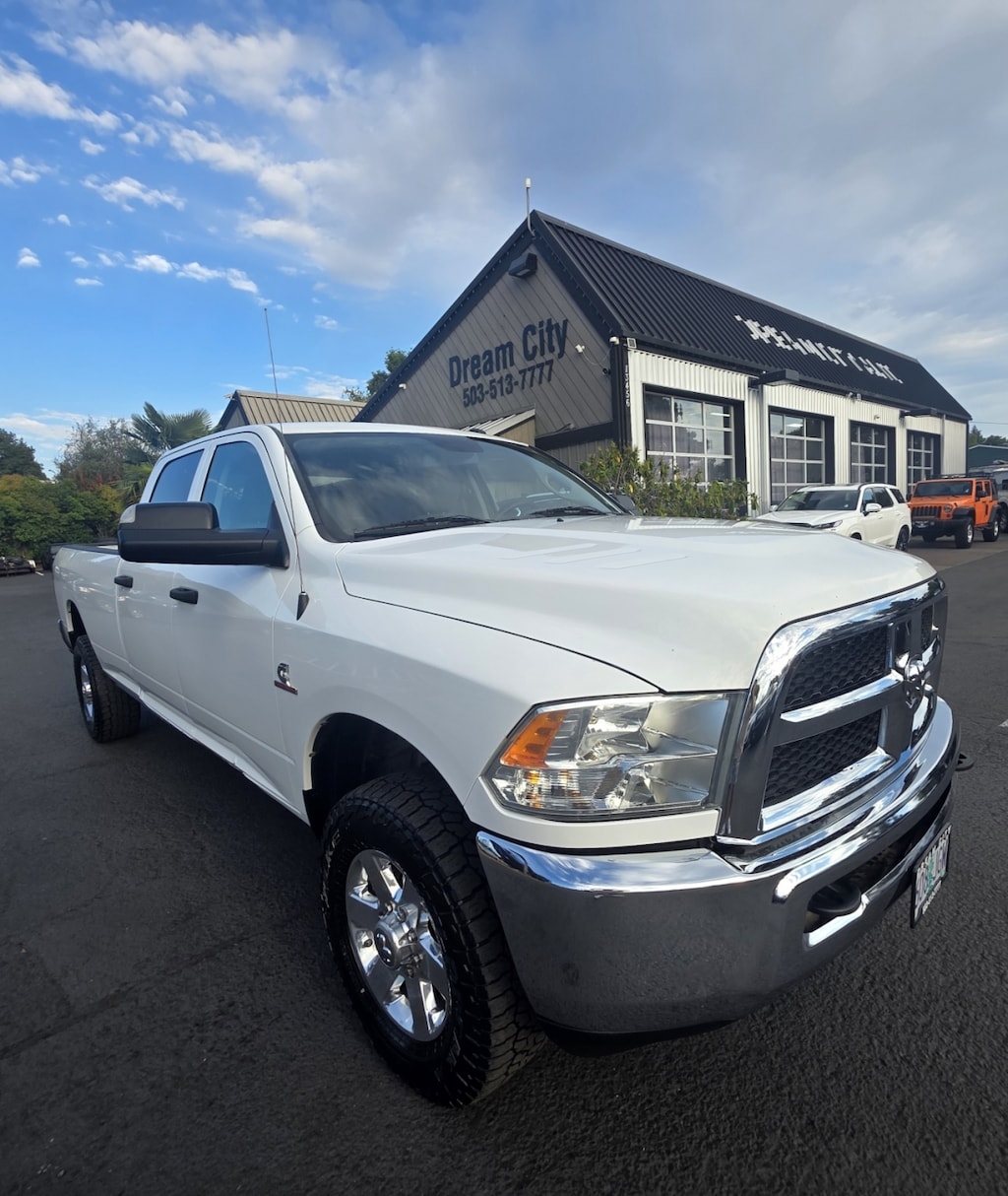 Used 2016 Ram 3500 Crew Cab 4wd Tradesman Pickup 4d 8 Ft Manual, 6-spd Truck