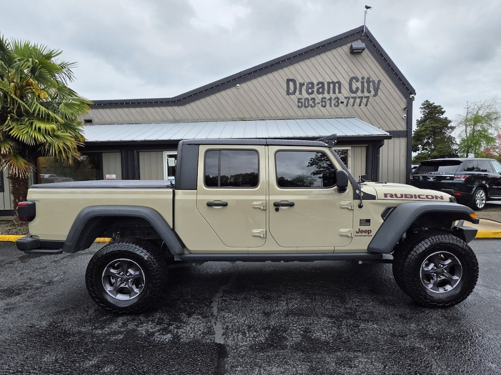 Used 2020 Jeep Gladiator Rubicon Pickup 4d 5 Ft 4wd Lifted Truck Truck