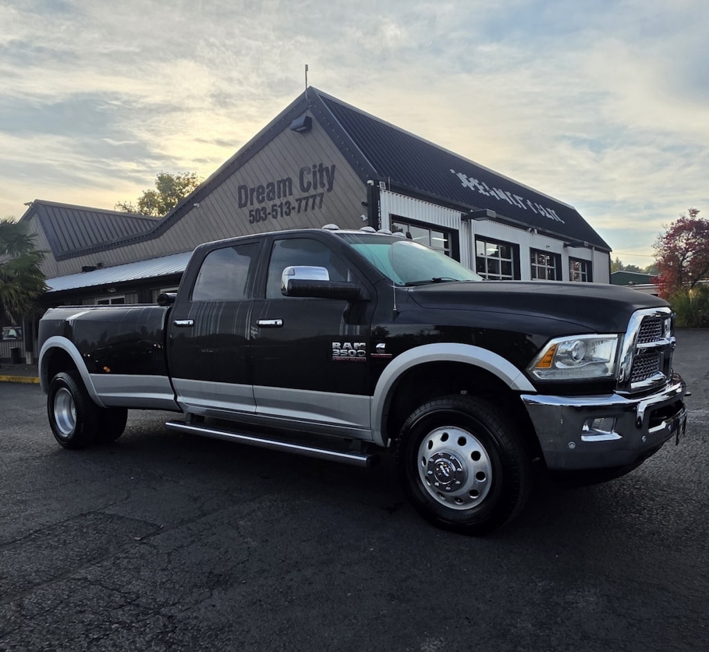 Used 2016 Ram 3500 Crew Cab 4wd Laramie Pickup 4d 8 Ft Aisin 6-Speed Automatic Tra Truck