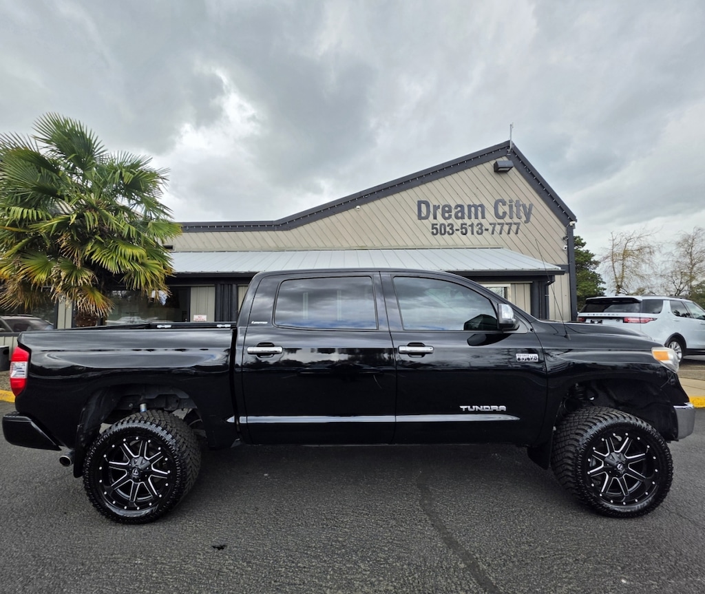 Used 2016 Toyota Tundra Crewmax Limited Pickup 4d 5 1/2 Ft 4wd Truck